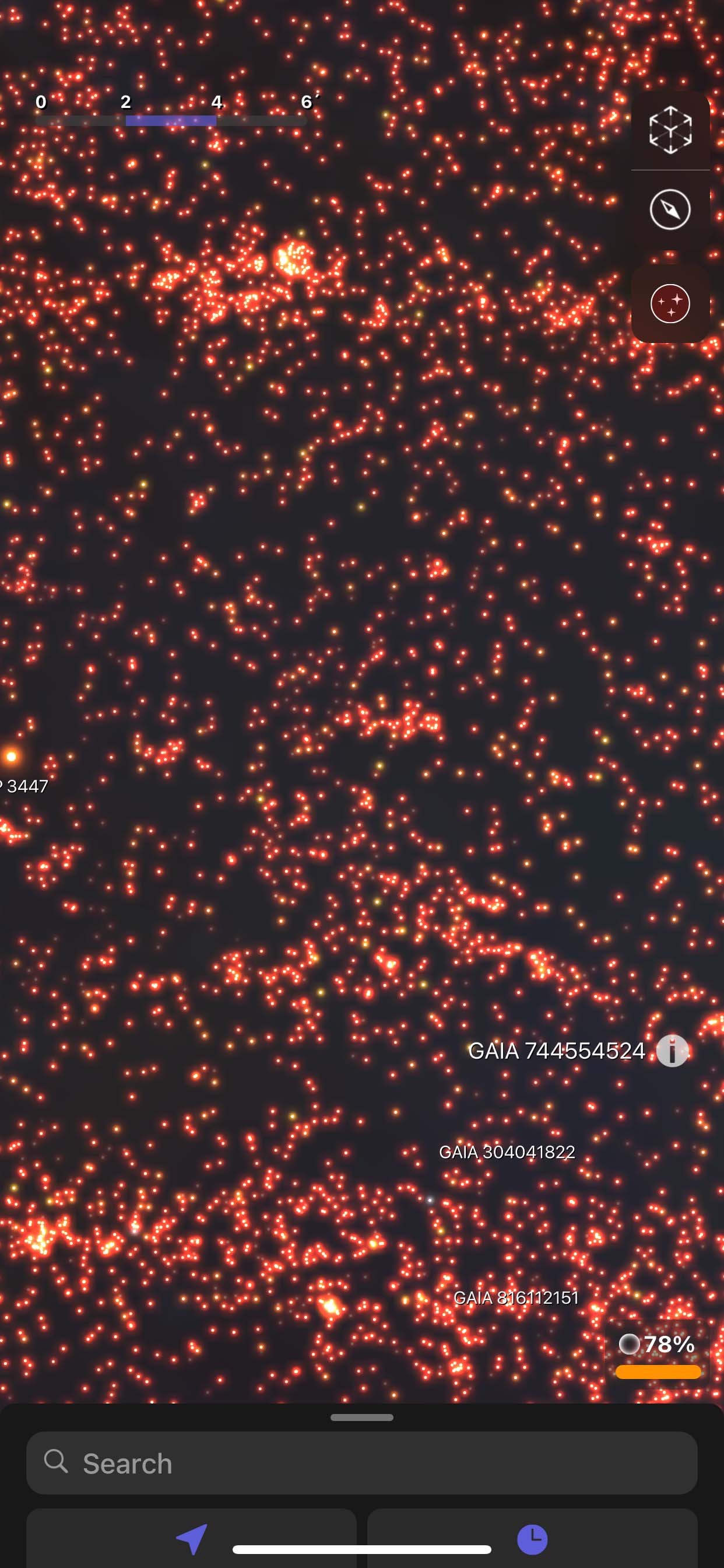 Night Sky through the years